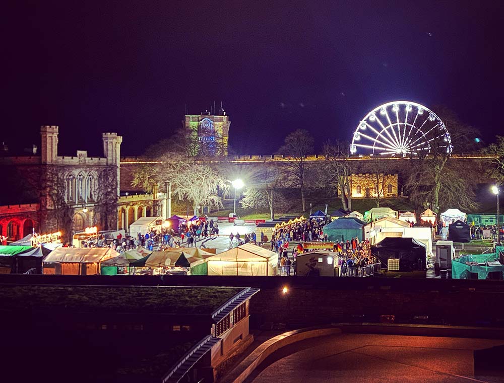 Lincoln Castle and the Christmas Market
